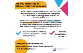 CALL FOR APPLICATIONS | Youth Ambassador Starter Programme 2022
